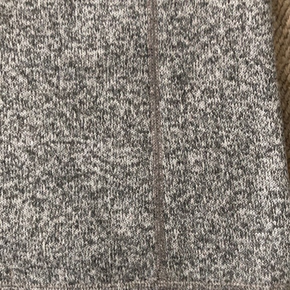 [Patagonia]• Women's Better Sweater 1/4 Zip Pullover• heathered grey/white•small - Picture 6 of 7
